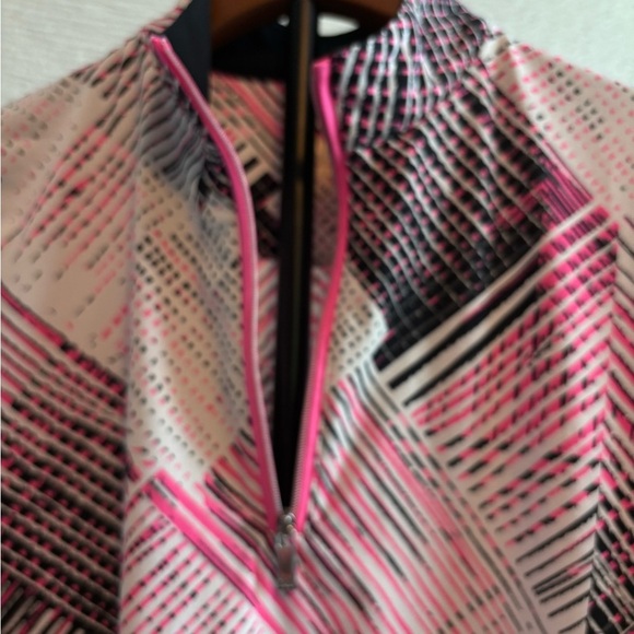 Tail White Label Pink and Black Striped Top - Picture 5 of 9